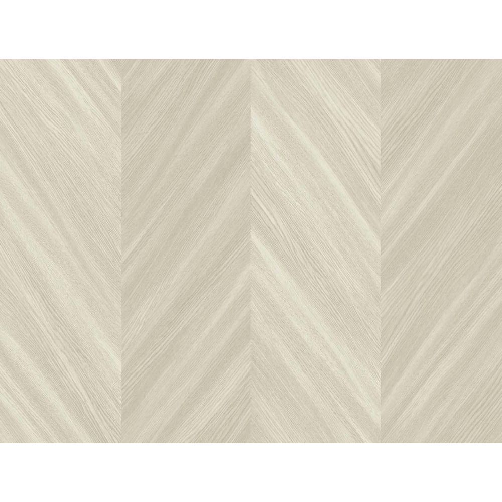 Seabrook Wallpaper TS82106 Chevron Wood in Bister